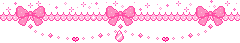 pink sparkly bow divider