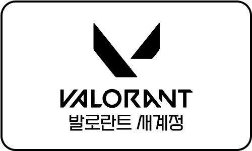 발로란트 정보변경가능 새계정,미배치계정