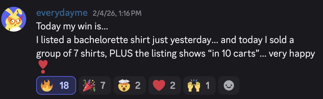 Seller result screenshot 2