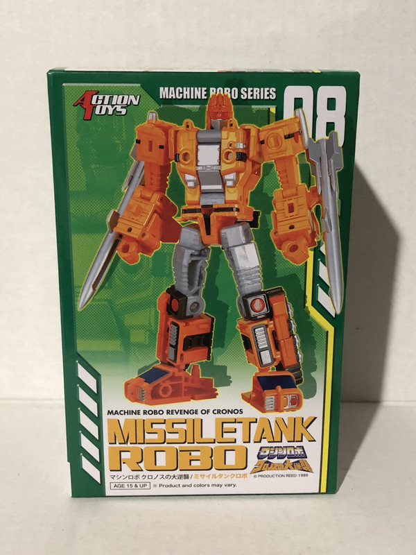 ACTION TOYS MISSILETANK ROBO MIB NEW $120