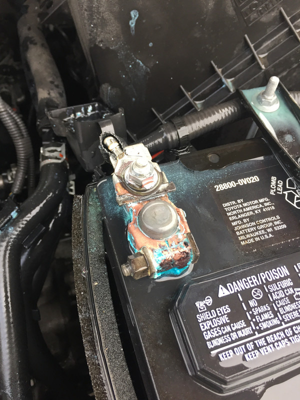 DIY - Cleaning battery terminals | Toyota Nation Forum