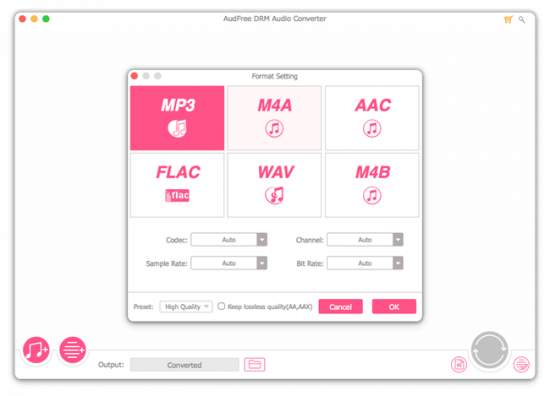 AudFree DRM Audio Converter 2.4.0.19 Multilingual