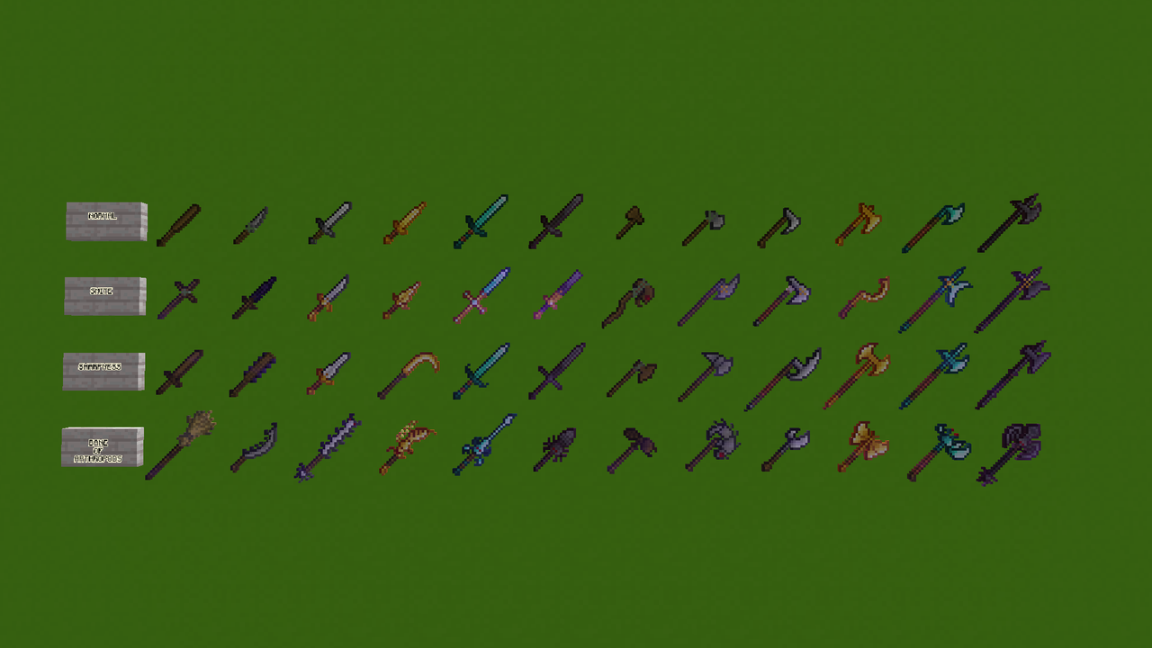 The Siege [v1.5] - enchanted arsenal (vanilla) Minecraft Texture Pack