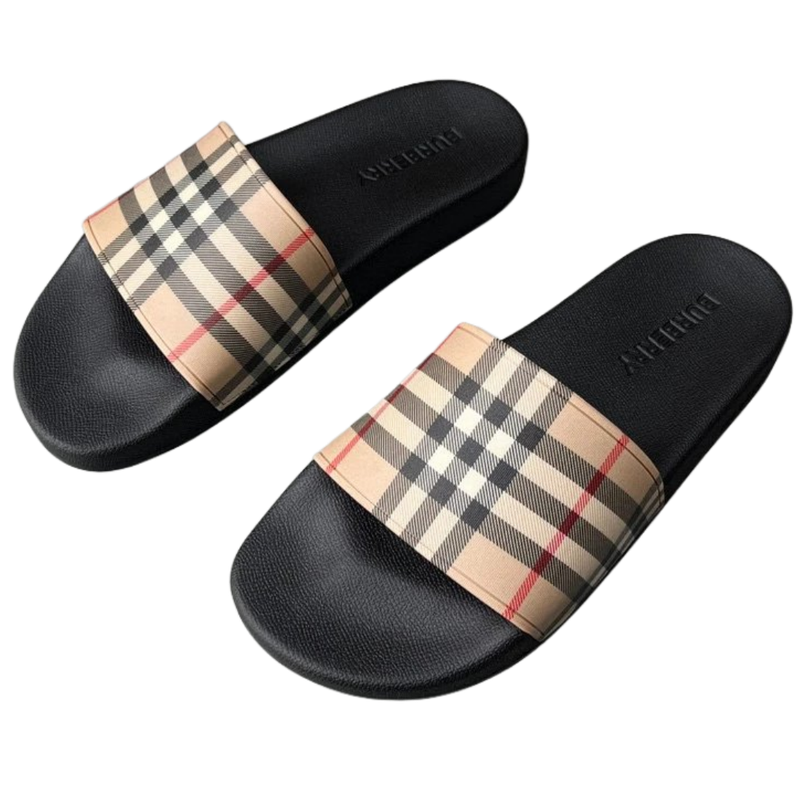 Burberry flip flops