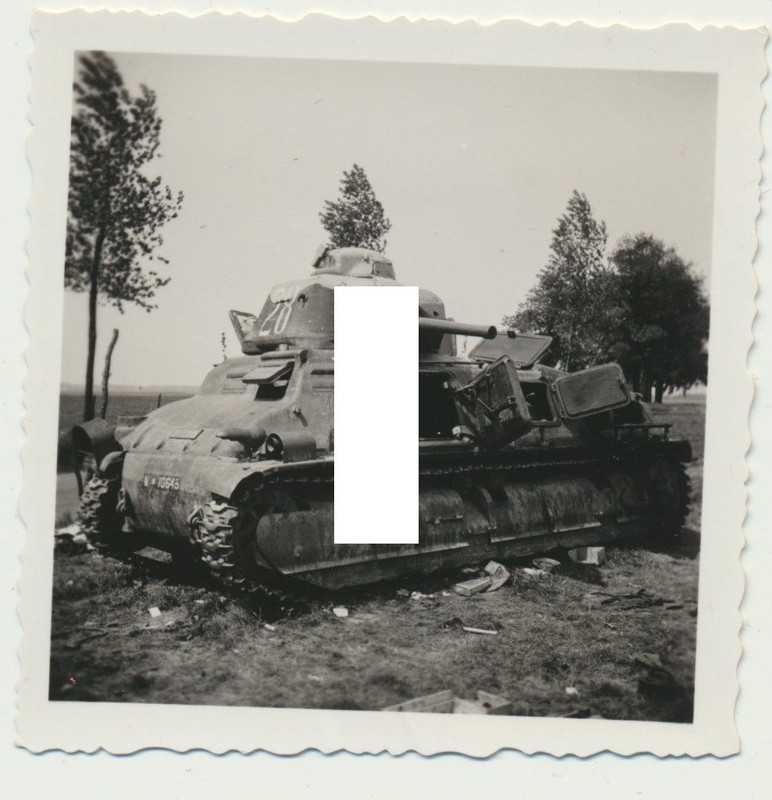 Frankreich französischer Panzer Somua S 35 Tarna
