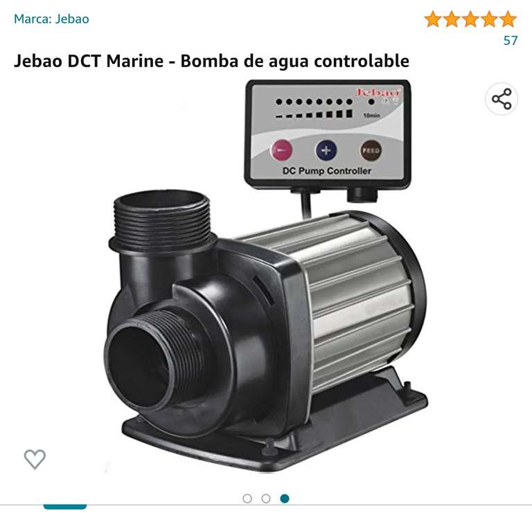 Amazon: Para los Reeferos bomba Jebao DCT Marine 
