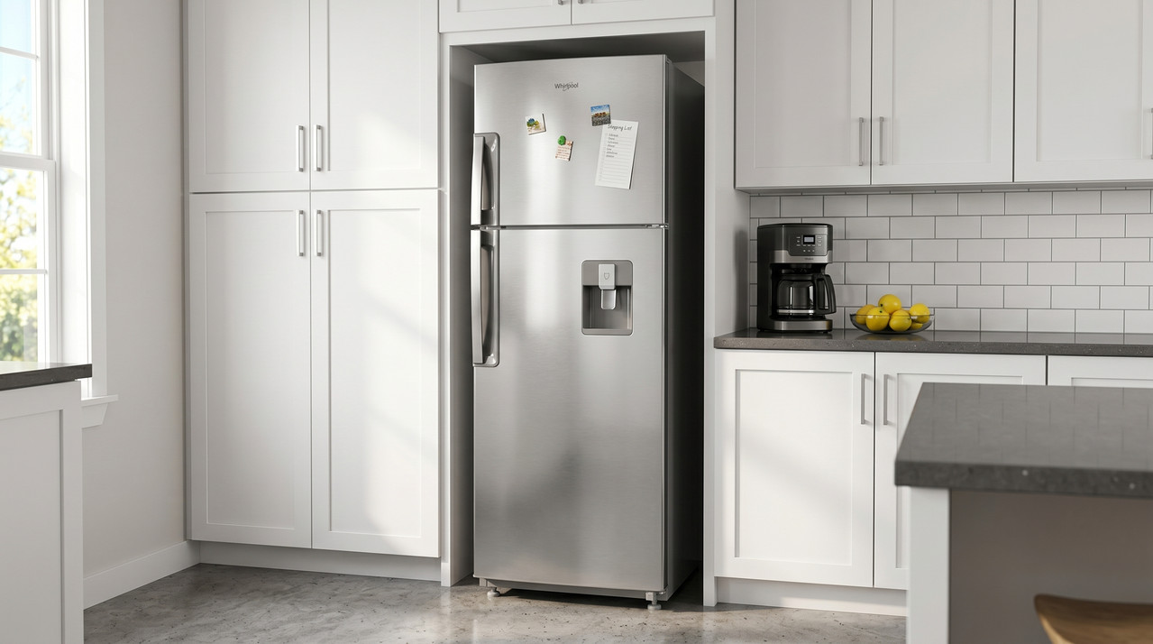 Refrigeradora Whirlpool Top Mount 11 p³ color gris