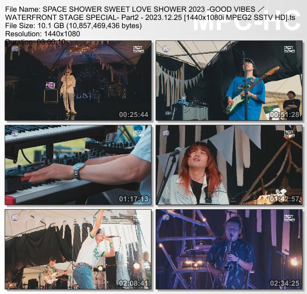 [TV-Variety] SPACE SHOWER SWEET LOVE SHOWER 2023 -GOOD VIBES / WATERFRONT STAGE SPECIAL- Part2 (SSTV 2023.12.25)