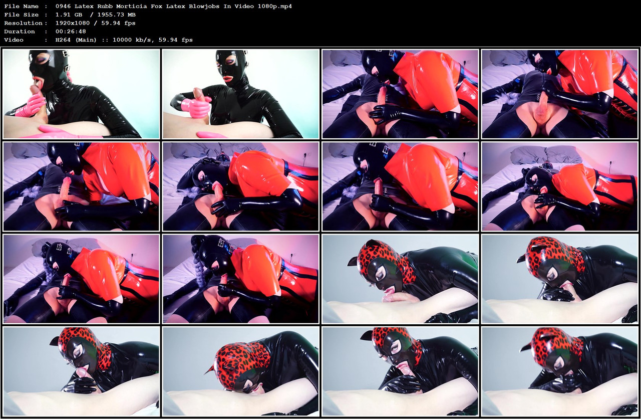 0946 Latex Rubb Morticia Fox Latex Blowjobs In Video 1080p mp4