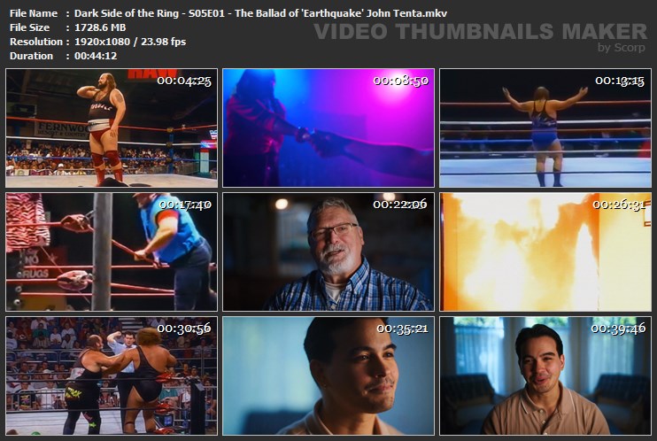 Dark Side of the Ring - S05E01 - The Ballad of 'Earthquake' John Tenta.mkv