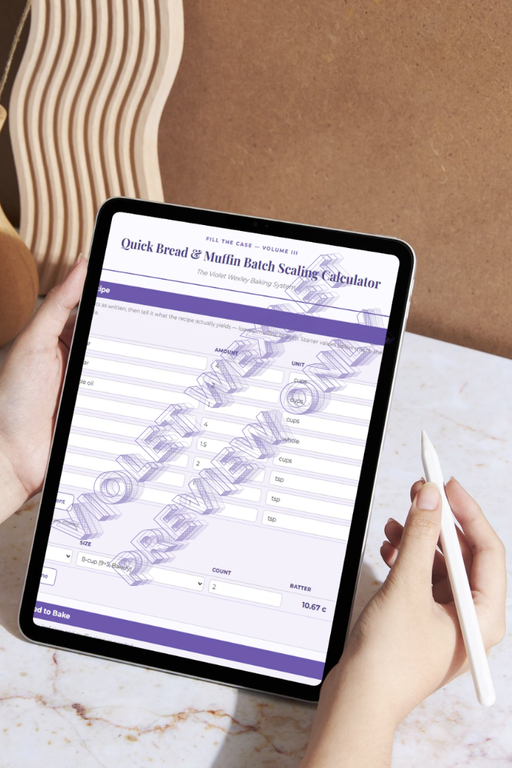 Quick Bread & Muffin Batch Scaling Calculator