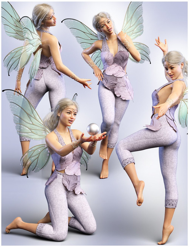 iV Mythic Etherion Pose Collection For Genesis 8 Female(s) 