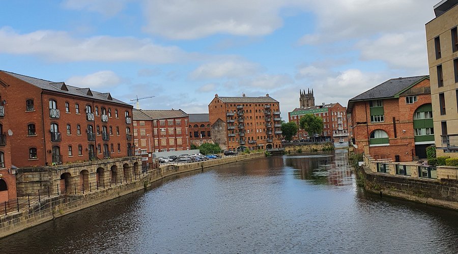 River Aire city view
