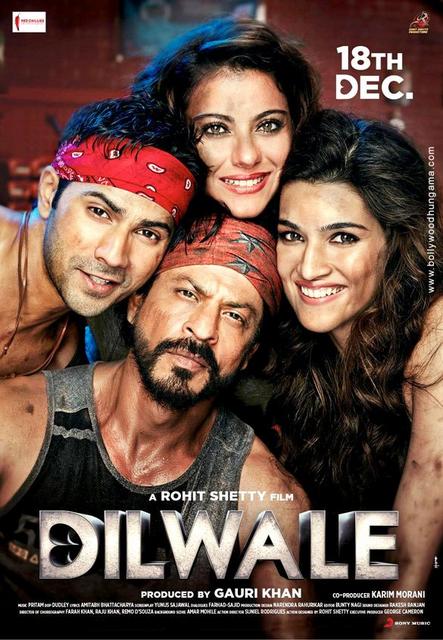 Poster of Dilwale 2015 Full Hindi Movie Download BluRay 720p Poster of Dilwale 2015 720p Hindi BluRay Full Movie Download HD
