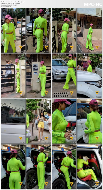 Malaika Arora (Neon Green Dress).mp4