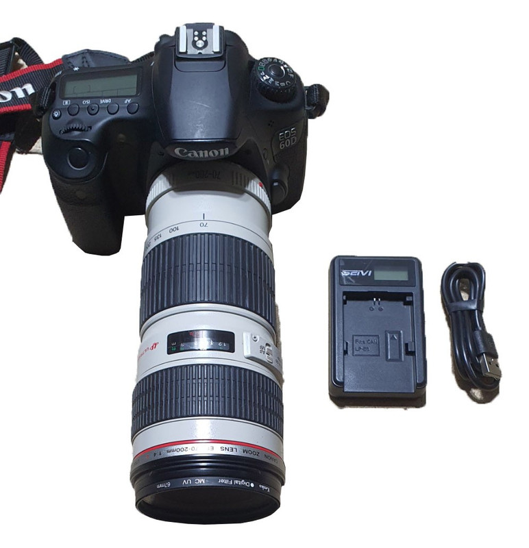 Canon EOS 60D DSLR Camera with 70-300mm Lens Kit B&H Photo Video