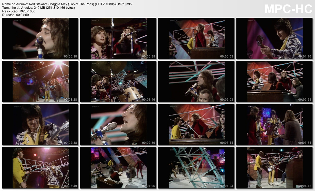 Rod Stewart - Maggie May (Top of The Pops) (HDTV 1080p) [27.12.1971]