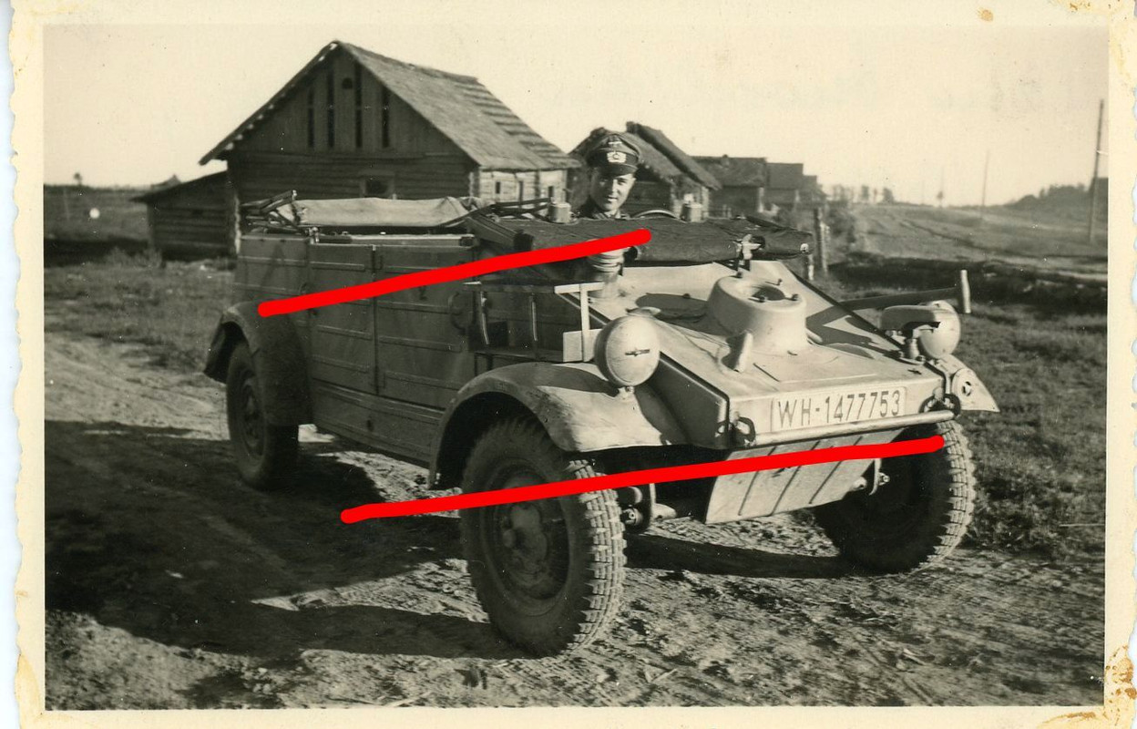 PKW Auto Kübelwagen VW Typ 82 Russland Foto1