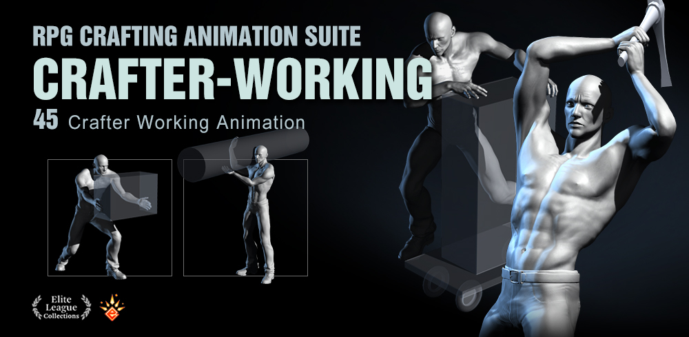 Crafter Working Animations