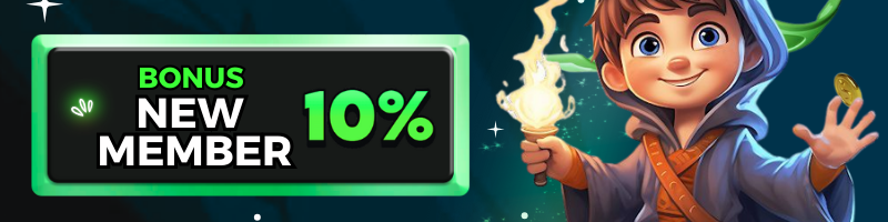 BONUS NEW MEMBER 10%