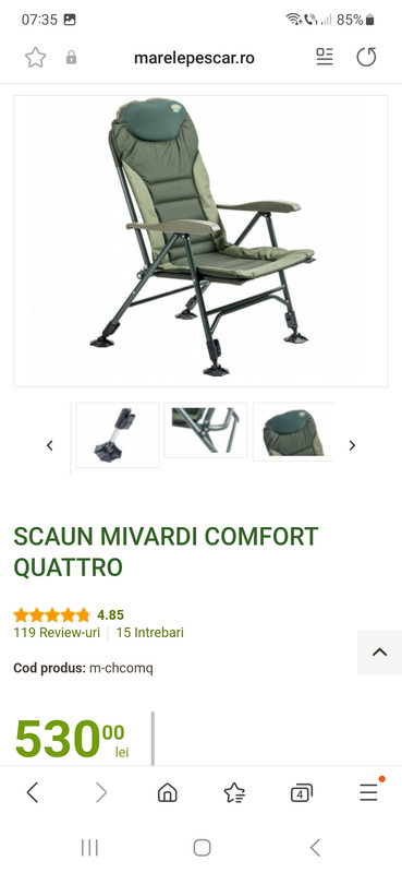 Vand SCAUN MIVARDI COMFORT QUATTRO - Crapmania.ro