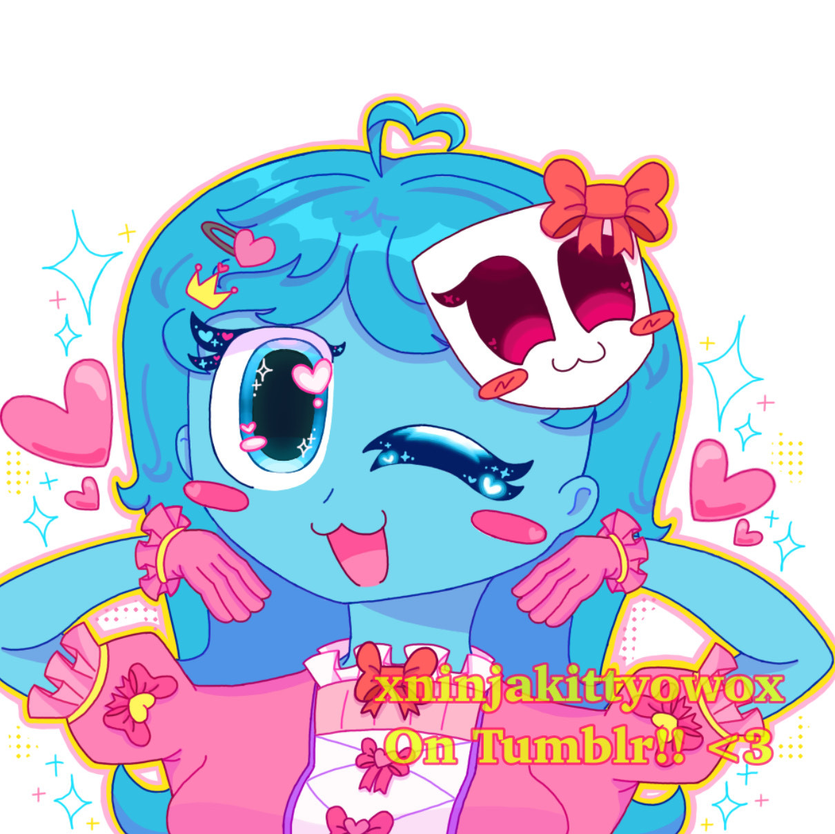 MY SUPER HAPPY KAWAII SNIFFLES PFP WITH MY WATERMARK