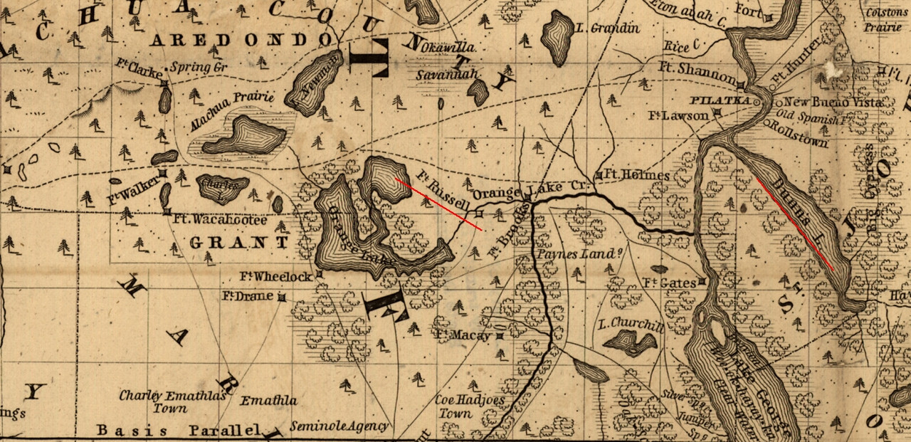 1846г флорида форт руссел