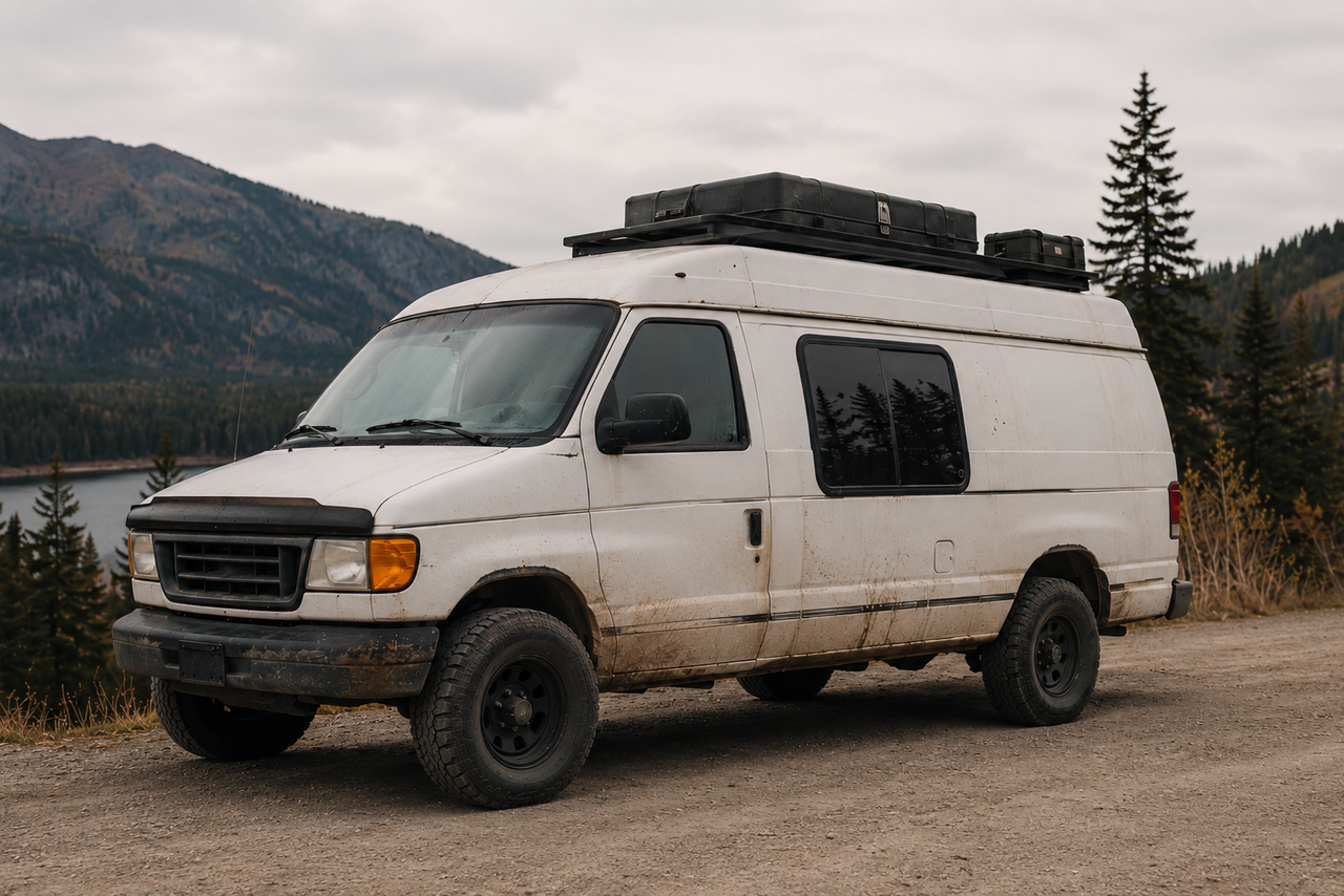 2004 Ford E 350 Extended Cargo Van (High Top Conversion)
