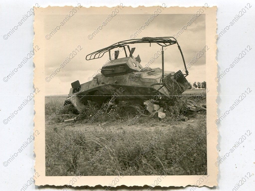 zerstörtes Sdkfz. 232, WH-229713, Héricourt, Fra