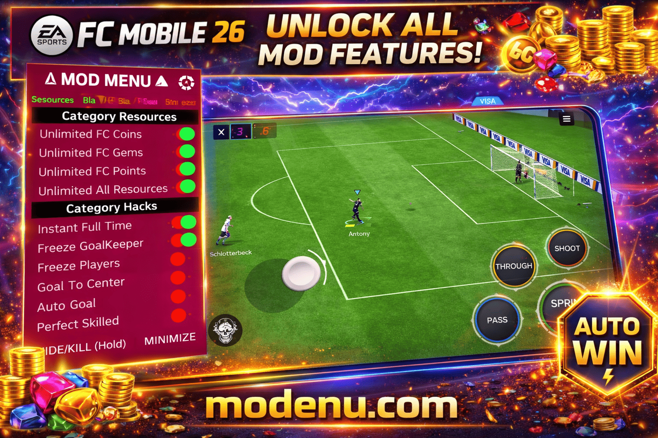 FC Mobile Mod Menu 2026 APK download latest version
