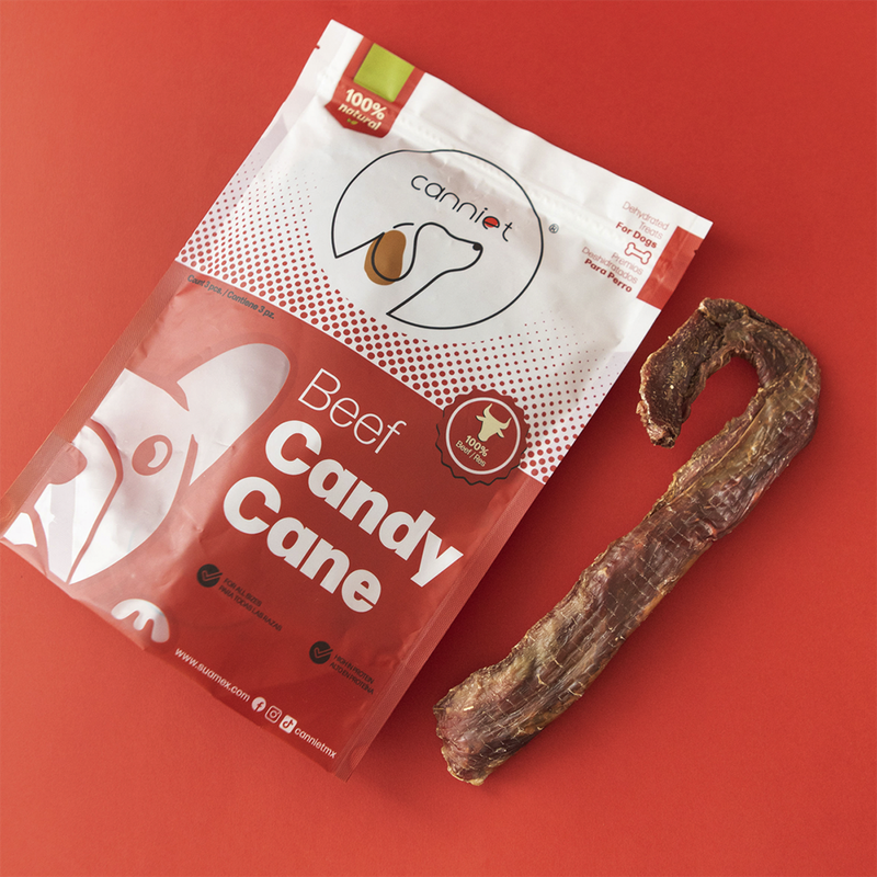 Beef Candy Cane 12" - Esófago en forma de bastón