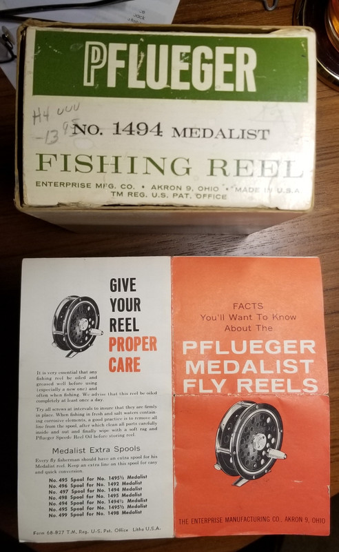 Dating Pflueger Medalist Reels - Page 2 - The Classic Fly Rod Forum