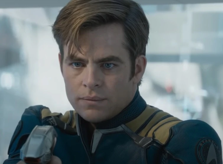 James Kirk, played by Chris Pine