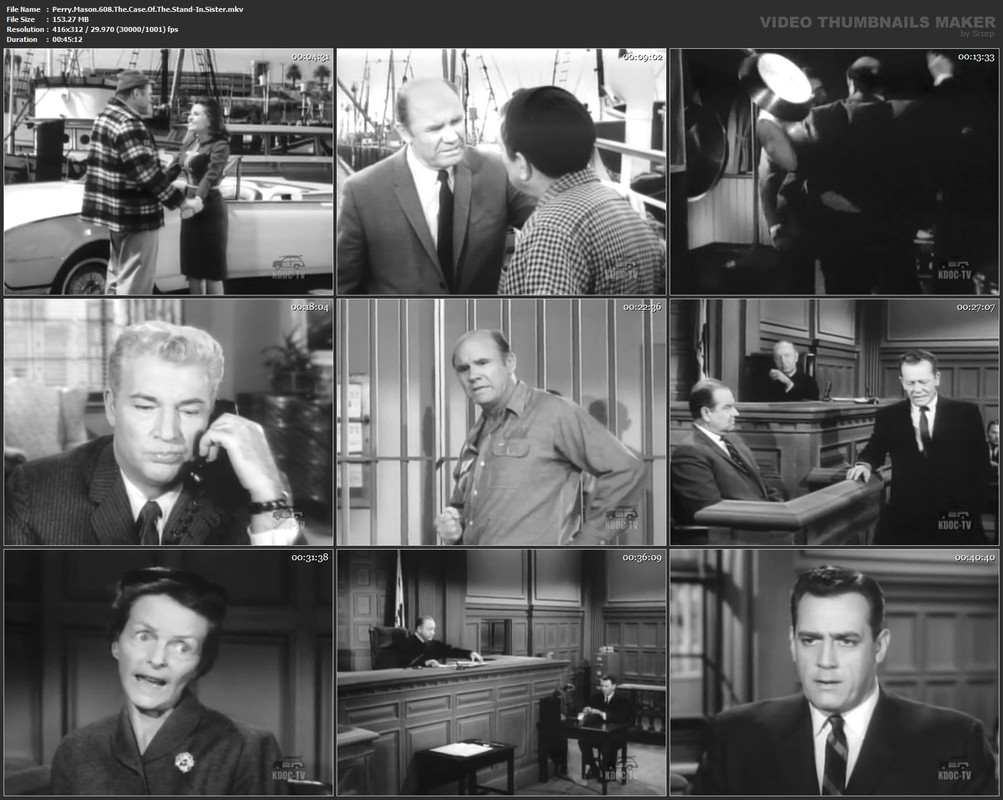 Perry Mason 608 The Case Of The Stand In Sister mkv — Postimages