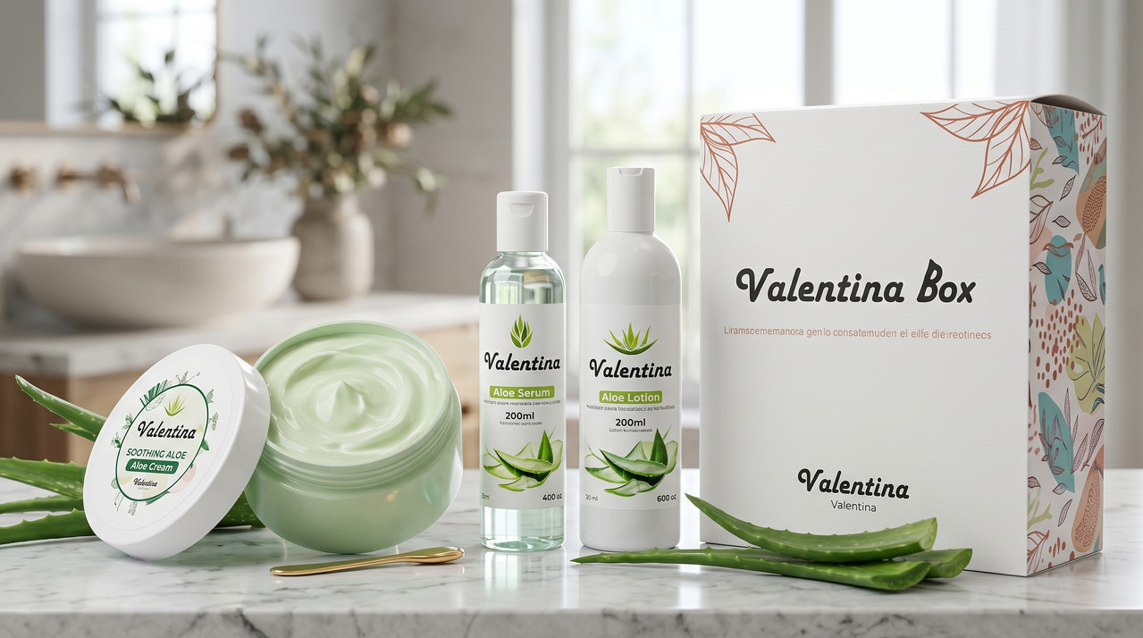 Valentina Box Aloe Vera - Set de cuidado corporal