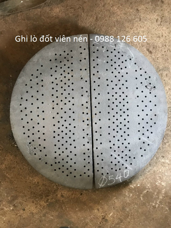 ghi nồi hơi đốt viên nén