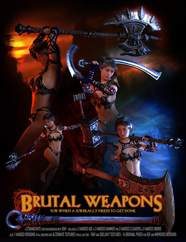 Brutal Weapons and Poses