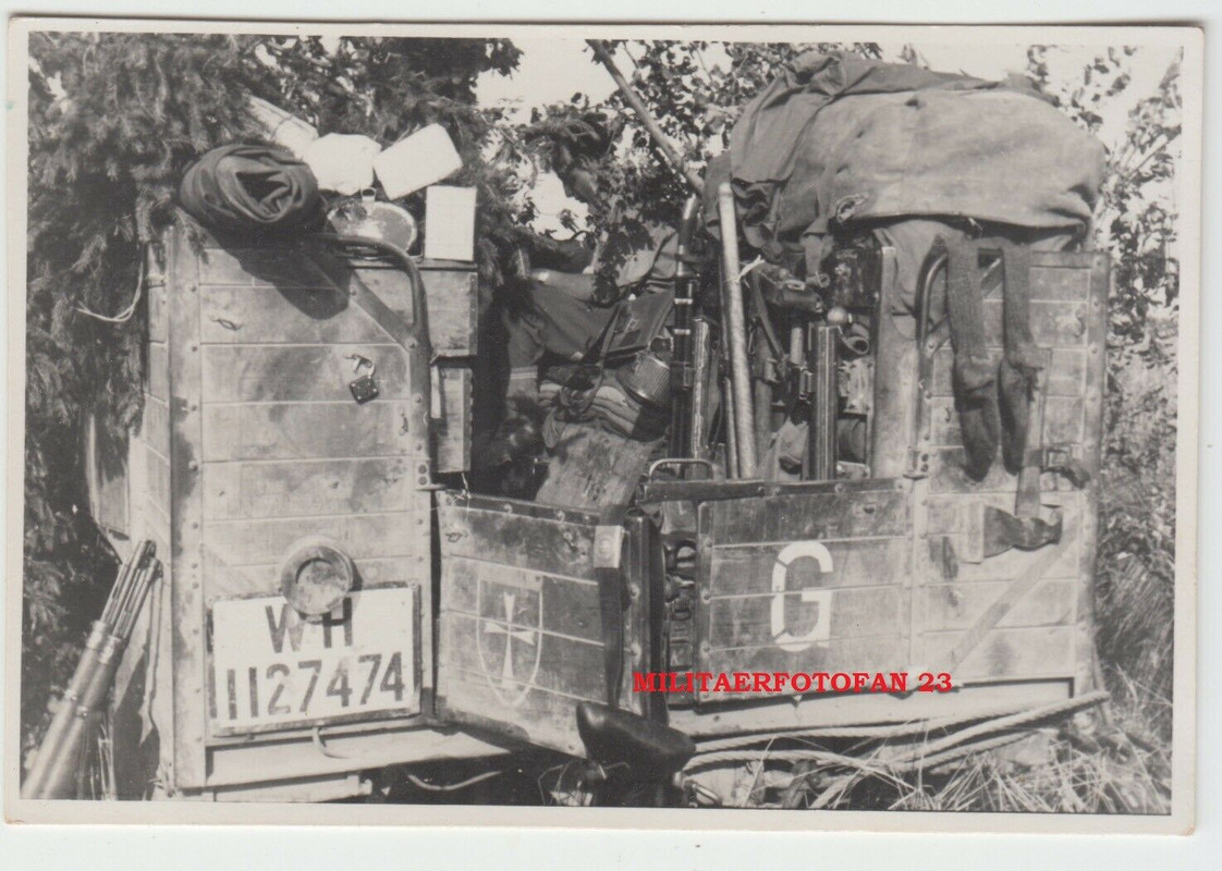 MG.Batl.5 WH Krupp Protze Iwaniwka Iwanówka Ukraine 1941