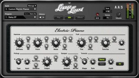 Applied Acoustics Systems Lounge Lizard EP 4.4.3 (Win/Mac)