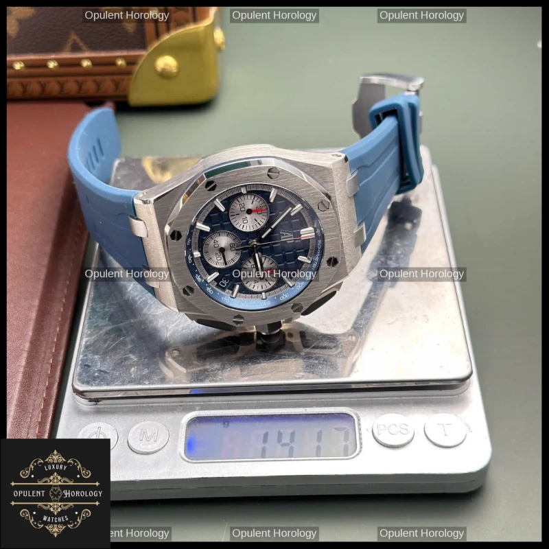 Audemars Piguet Royal Oak Offshore Chronograph 26420 43mm Blue Dial Automatic - Super Clone