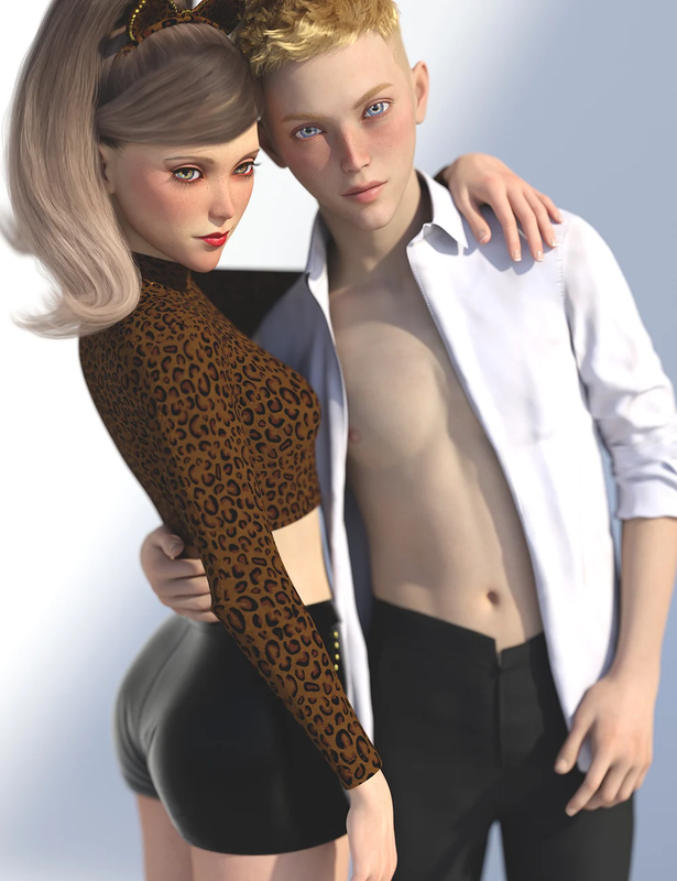 EM3D Kikii and Kash Cute Mega Bundle for Genesis 9