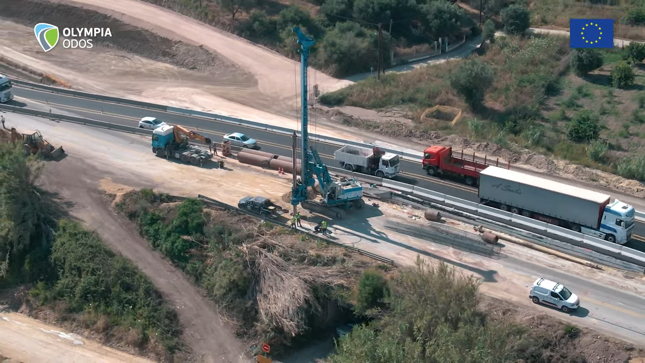 (782) Construction progress of the new Patras-Pyrgos Motorway (June 2024) 00-00-18