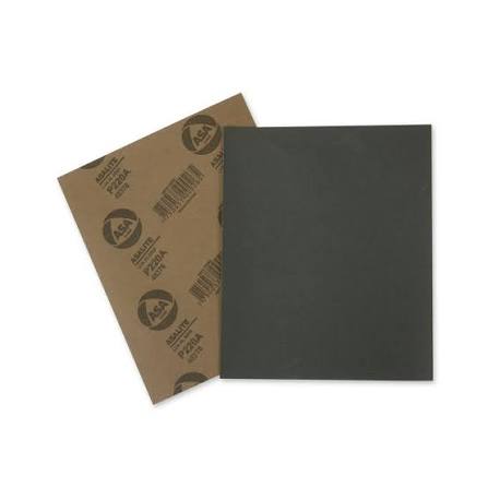 Lija de grano 220 negro abrasivo de grano fino para suavizar
