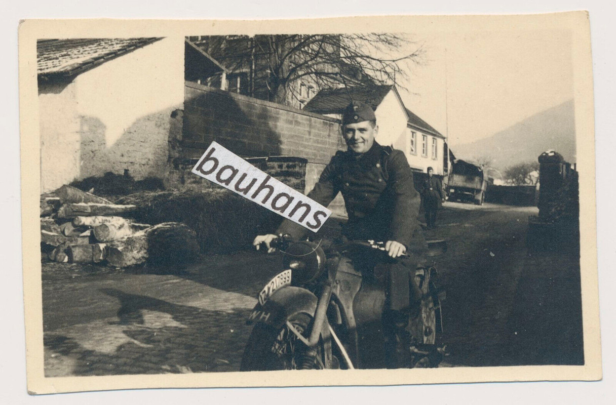 Foto Motorrad,Krad Wehrmacht 2.WK (7267x)