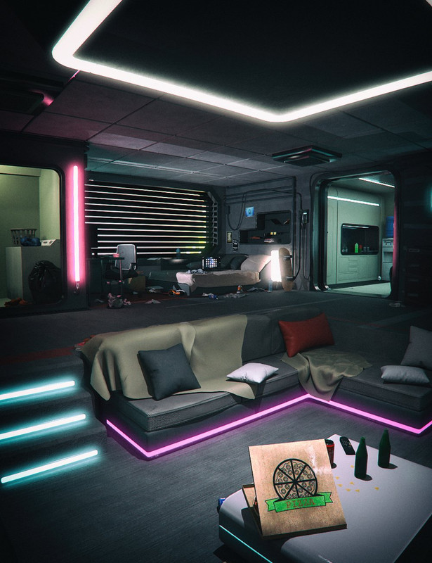 Cyberpunk Apartment