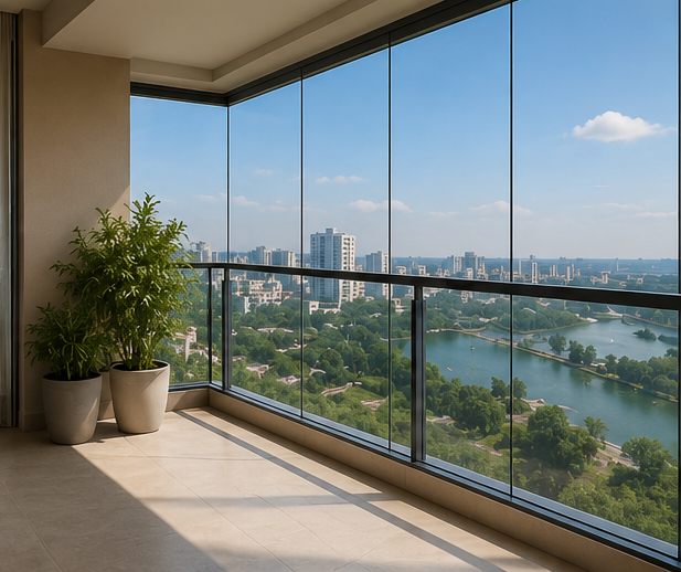 Balcony Glass UV Protection Film