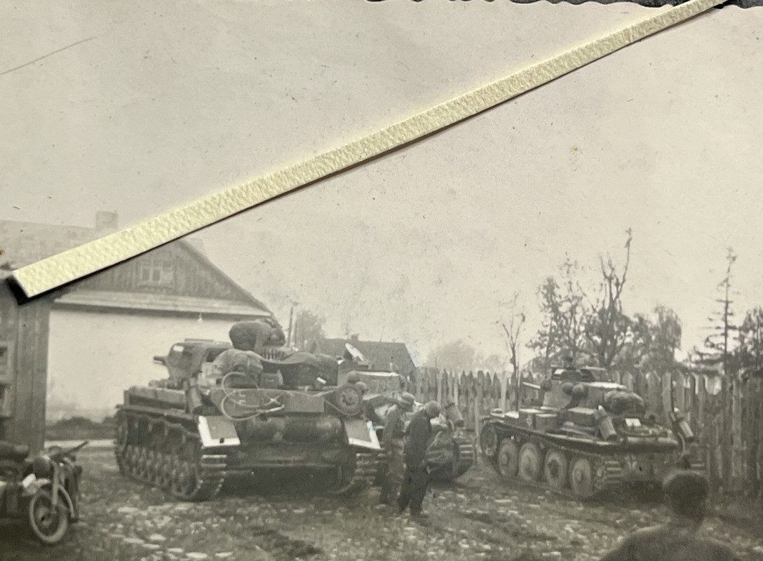 Deutsche Foto 2wk Russland Feldzug Panzer Tank Division 7 Fotoalbum Russia (4)