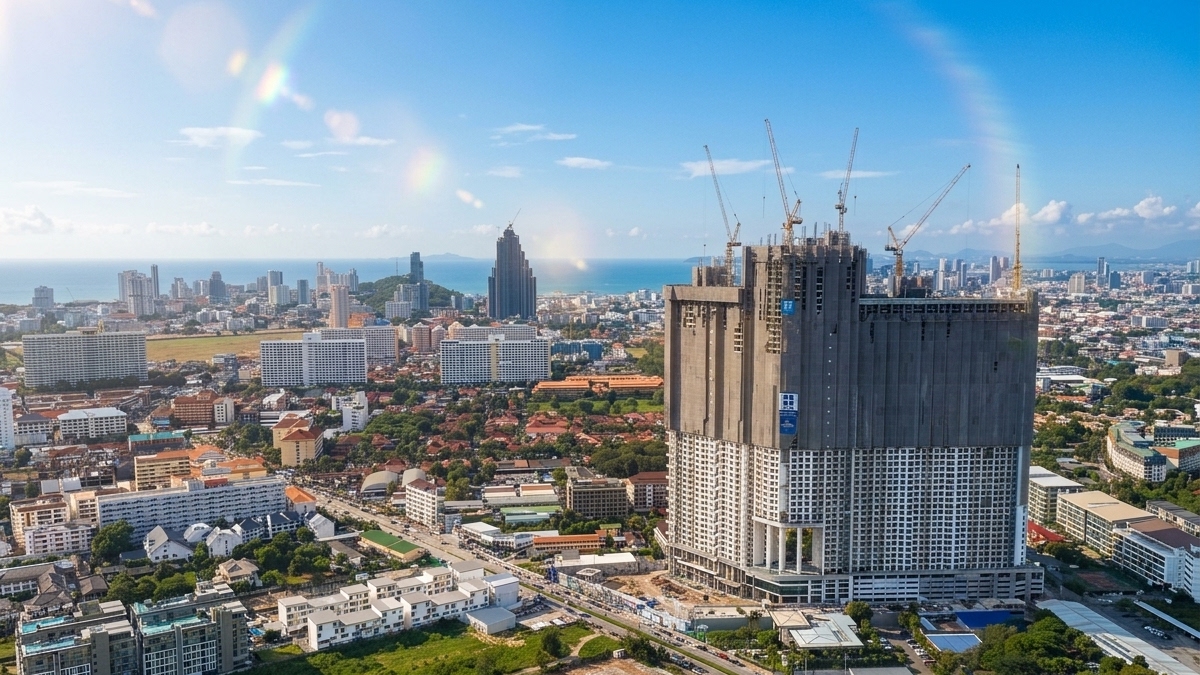 Copacabana Coral Reef Jomtien construction progress