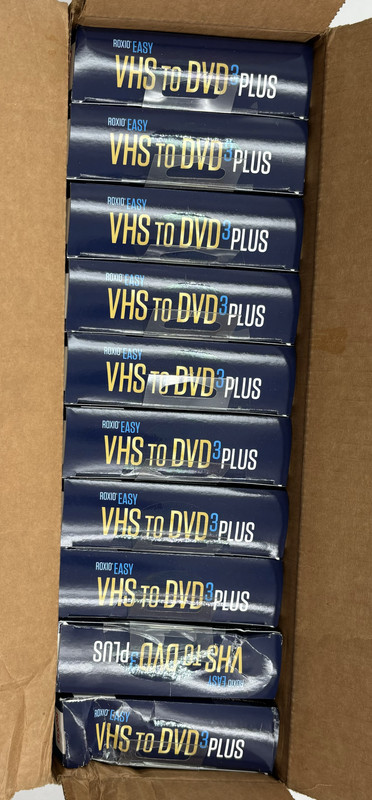 LOT OF 10 ROXIO 251000CS EASY VHS TO DVD 3 PLUS