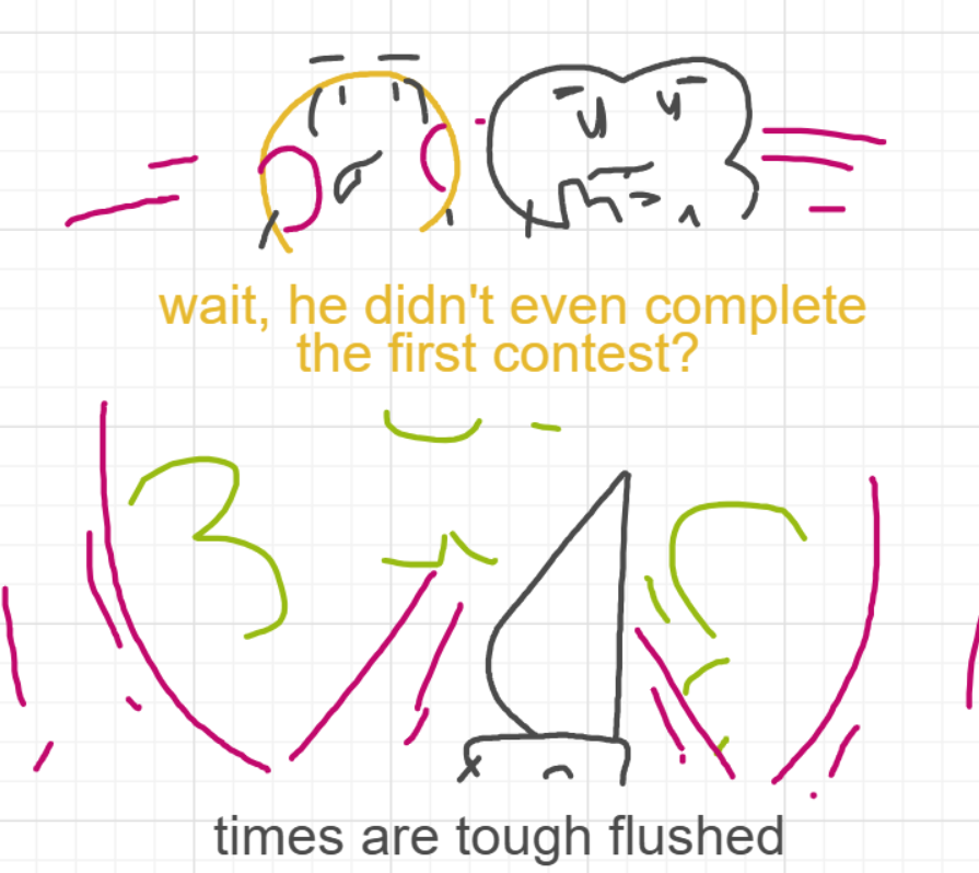 A panel from The Prime Number Few, episode eight of the Board Boards object show by Furretwalk/WalkingFurret.